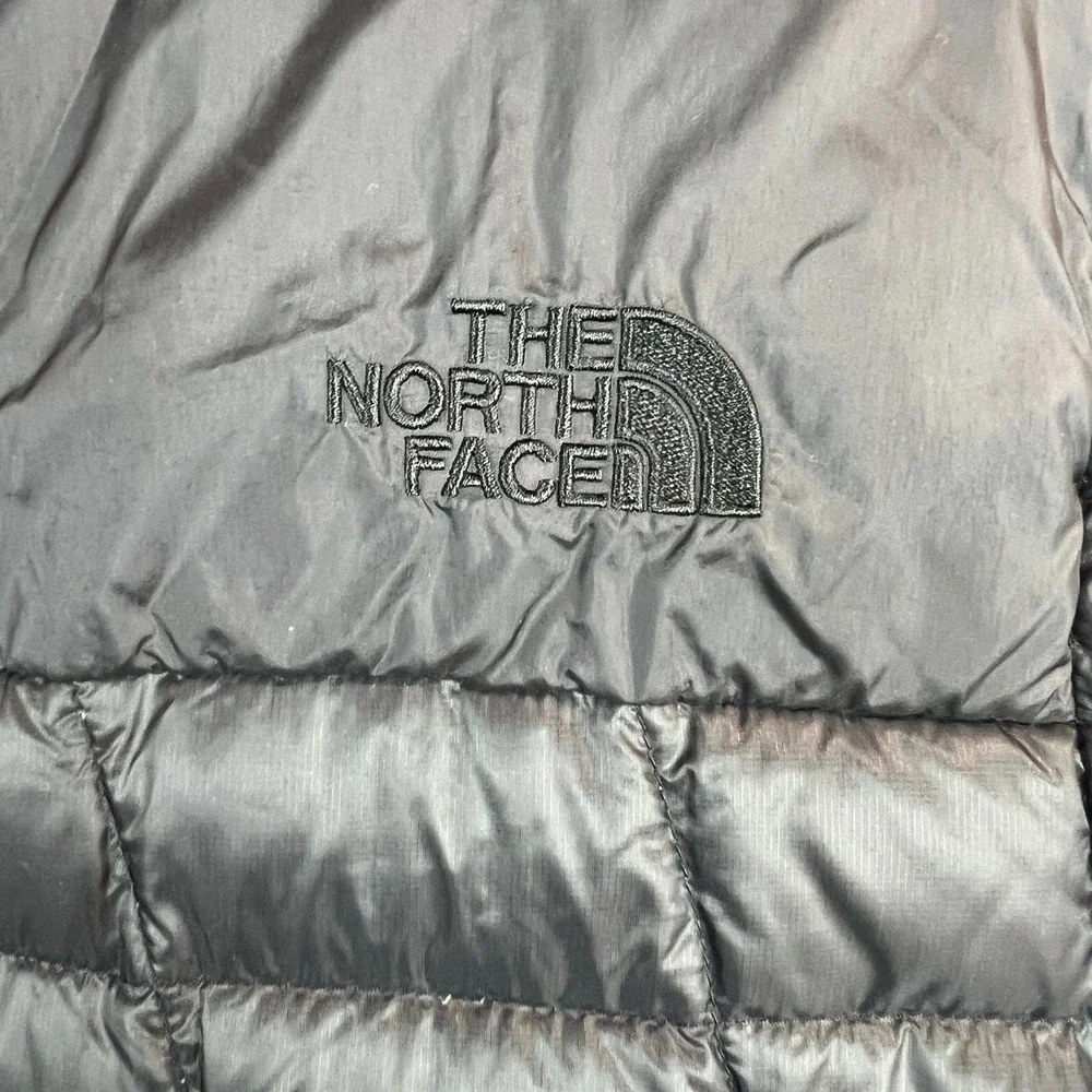 The North Face Mens Ravenswood 550 Down Puffer Vest Large Black Full Zip Classic